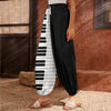 Piano Keys Carrot Pants