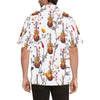 Violin Flowers Hawaiian Shirt