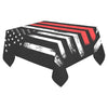 Drum Sticks American Flag Tablecloth