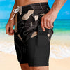 Guitar Pattern 2-In-1 Shorts