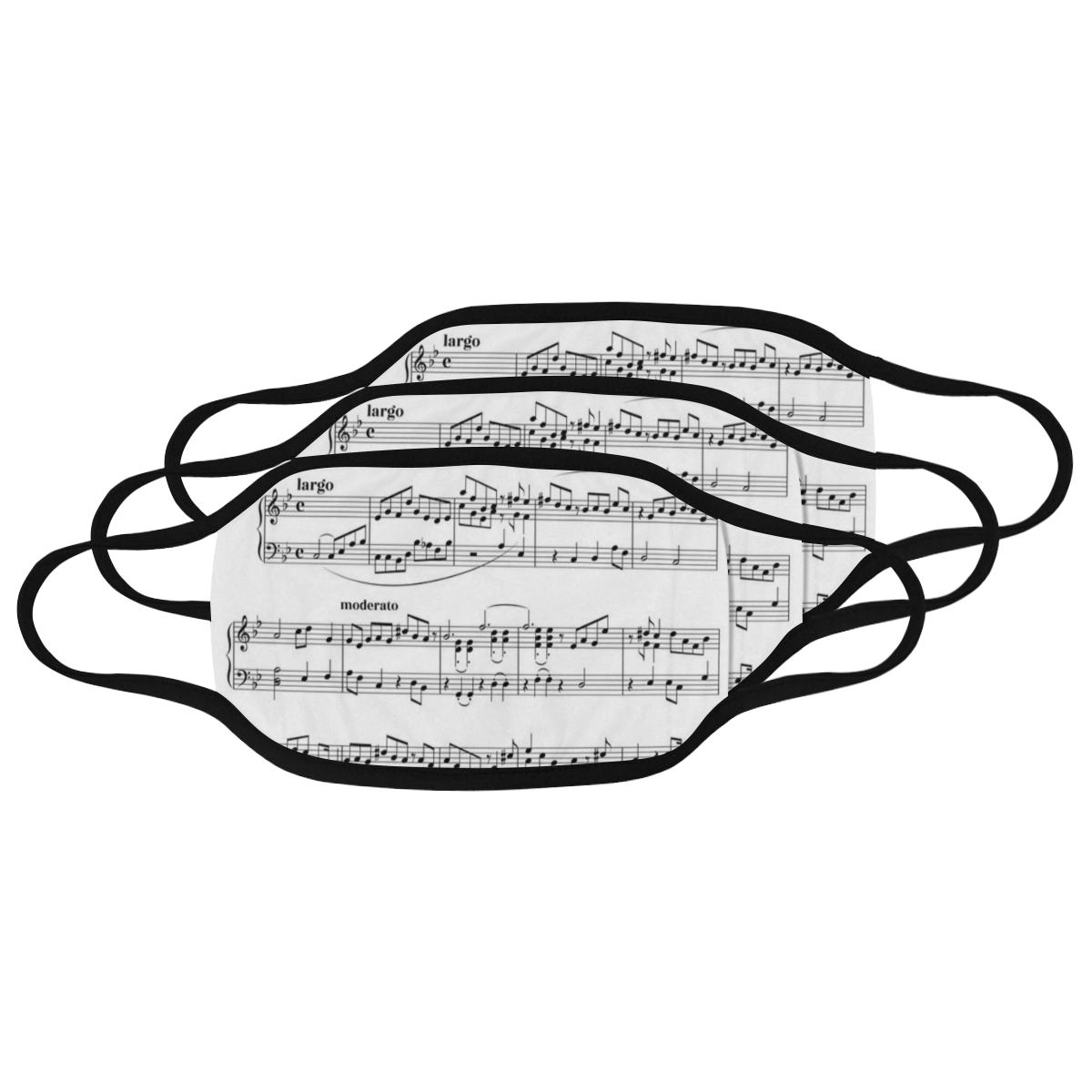 Music Note Sheet Mask