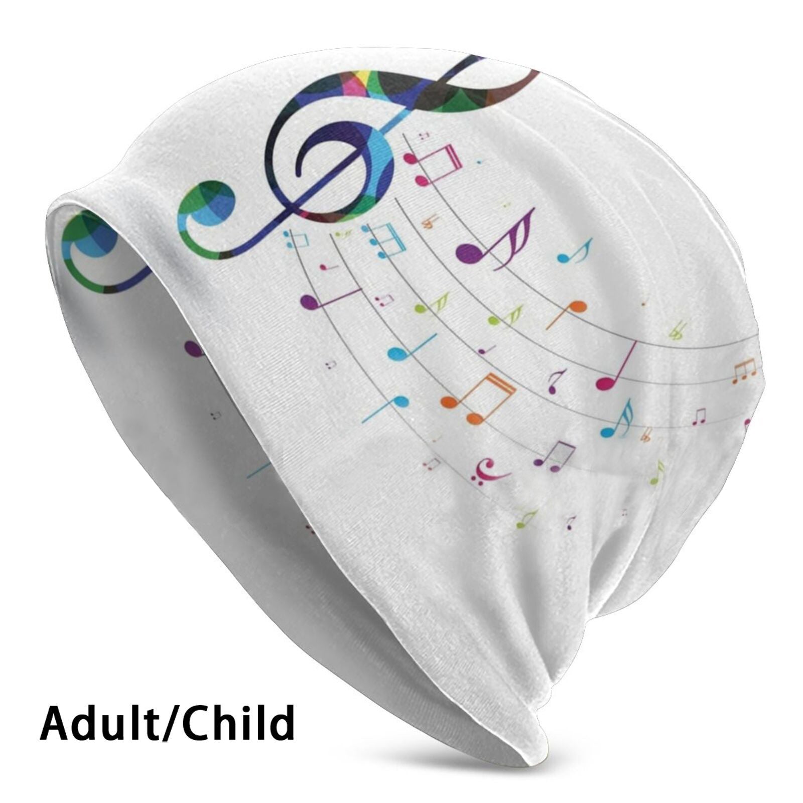 Music Notes Colorful Beanie