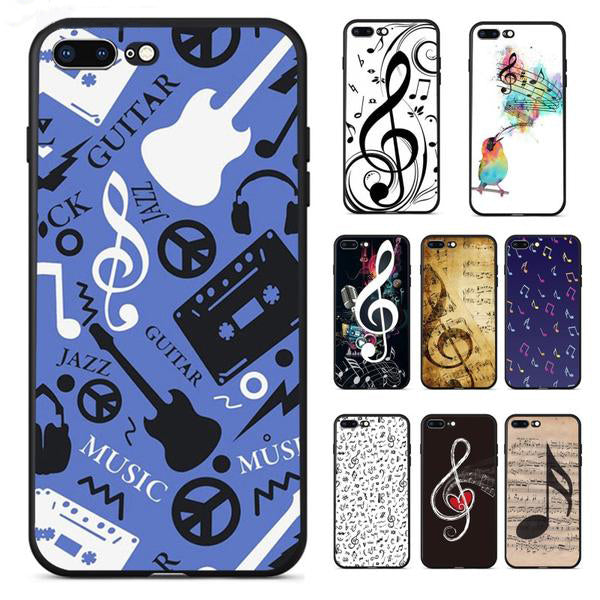 Musical Note Printed iPhone Case