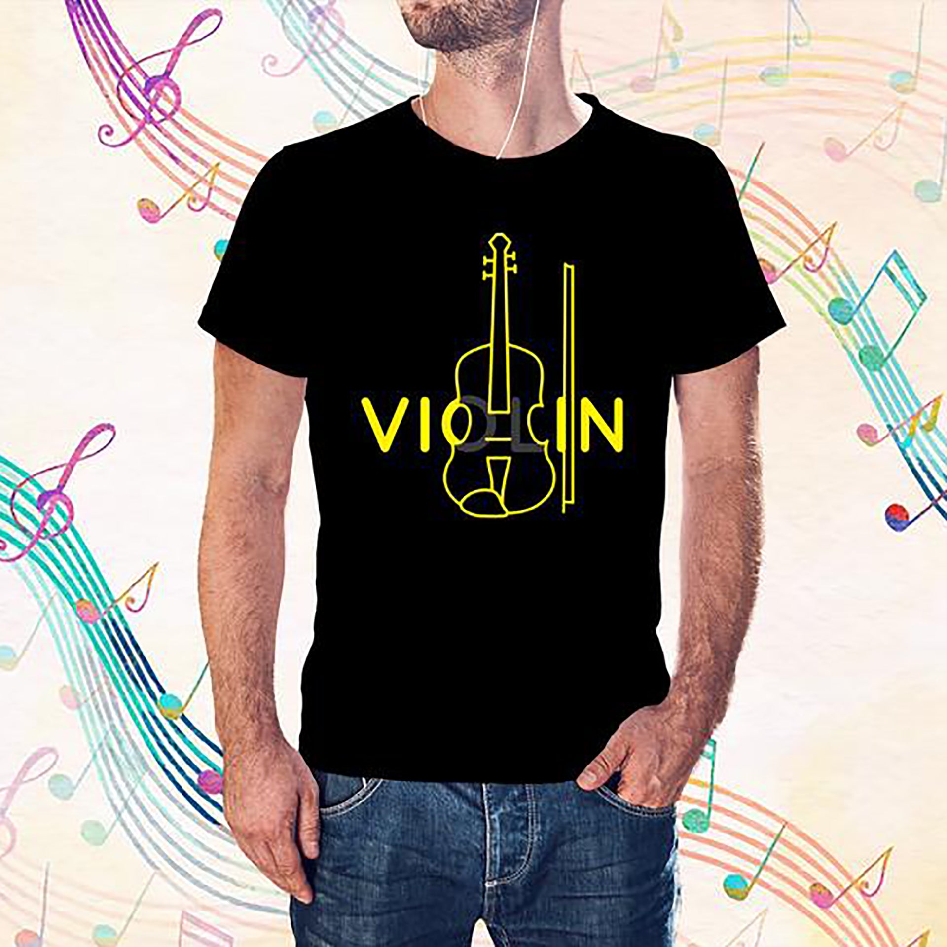 Violin Icon T-shirt