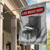Grand Piano Live Music Flag