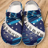 Piano Abstract Classic Clogs