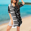 Piano Music Notes Chiffon Shirt Dress