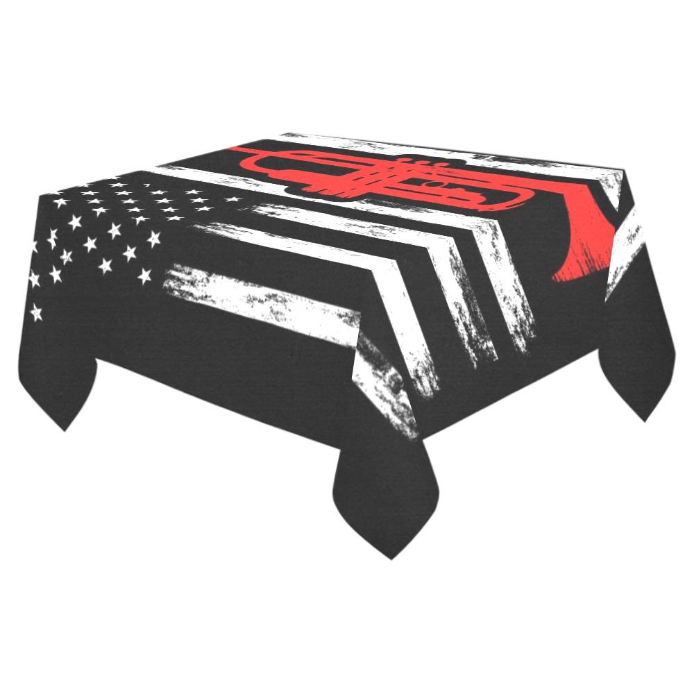 Trumpet American Flag Tablecloth