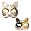 Music Note Cat Venetian Mask