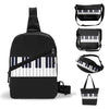 Piano Keys Black Bag