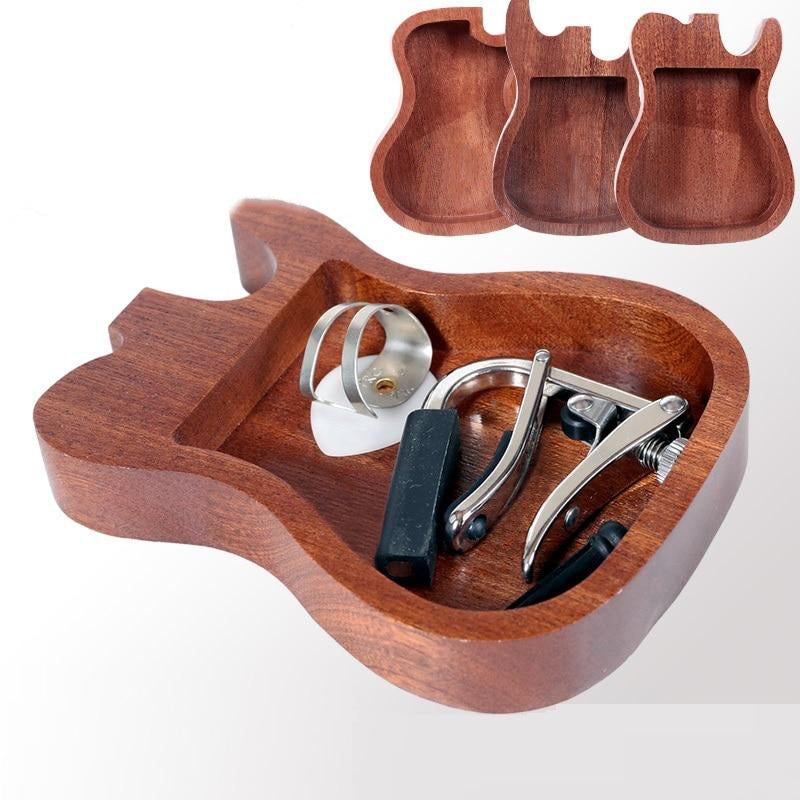 Wooden Guitar Accessories Storage