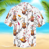 Violin Flowers Hawaiian Shirt