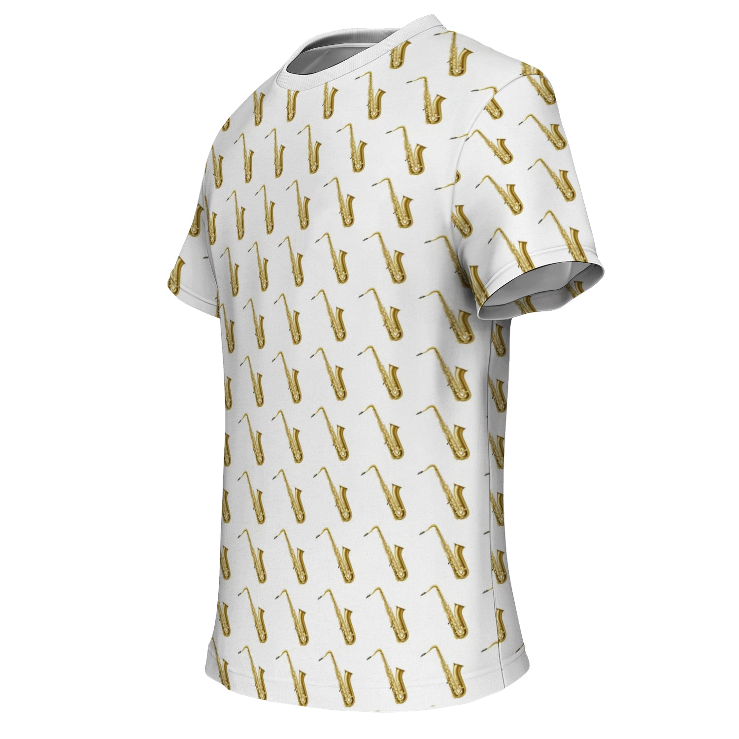 Saxophone White T-Shirt - { shop_name }} - Review