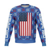 Drummer Christmas Blue Sweatshirt