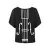 Violin Black Batwing T-Shirt