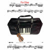 Piano & Music Note Handbag