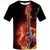 Fire Flame Guitar T-shirt