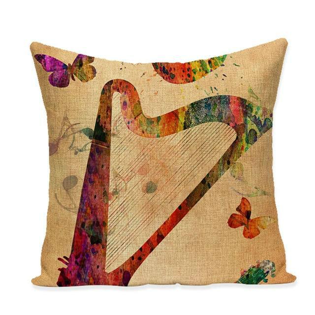 Music Guitar Saxophone Pillowcases