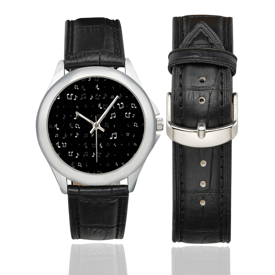 Music Notes Strap Watch