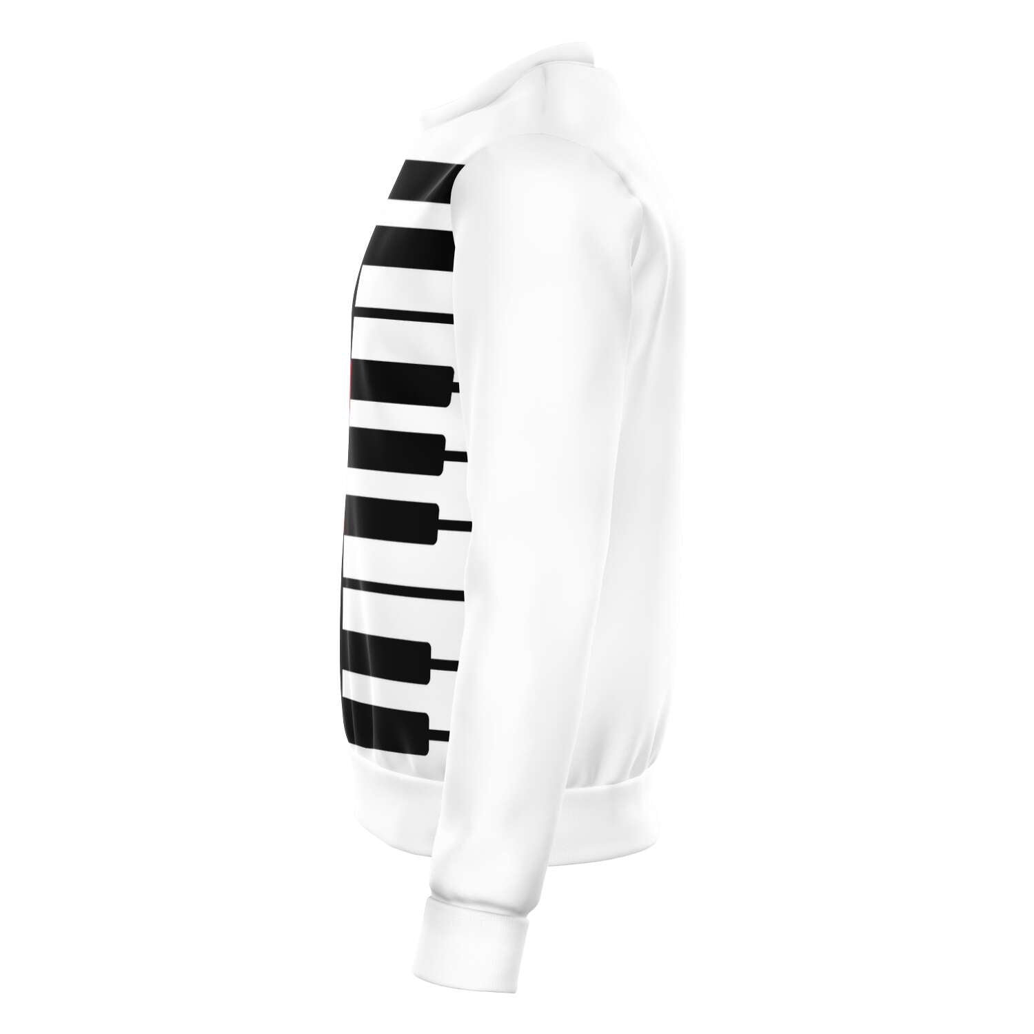 Piano Record White Sweatshirt