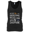 Saxophone Tank Top - Black / S - { shop_name }} - Review