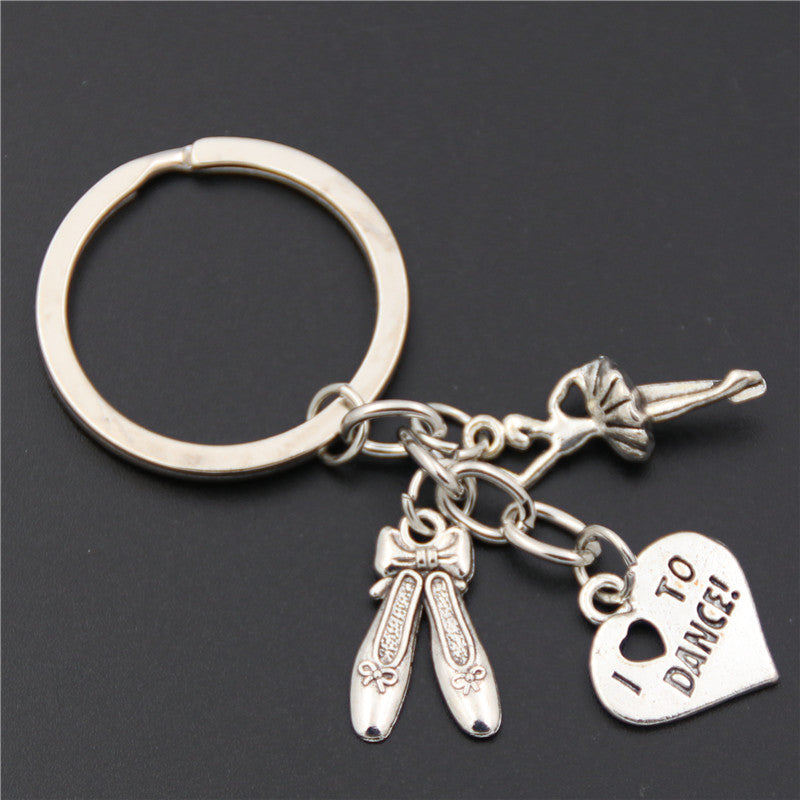 I Love to Dance Keychain
