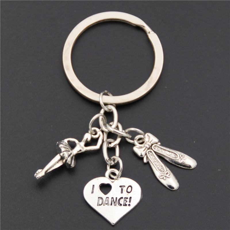 I Love to Dance Keychain