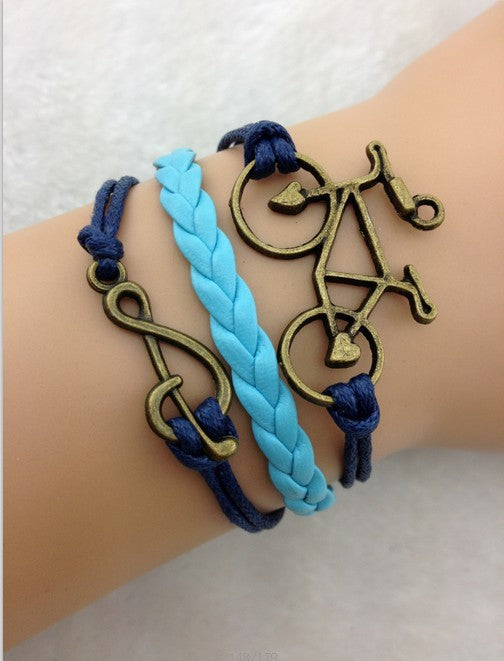 Treble Clef Bike Bracelet