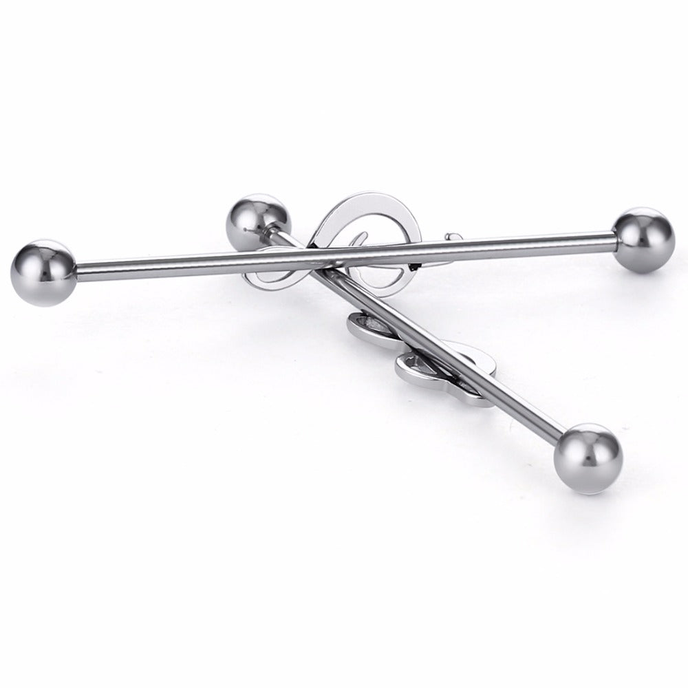 Music Note Piercing Earrings