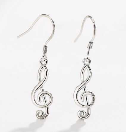 New Fashion Music Notes Drop Earrings