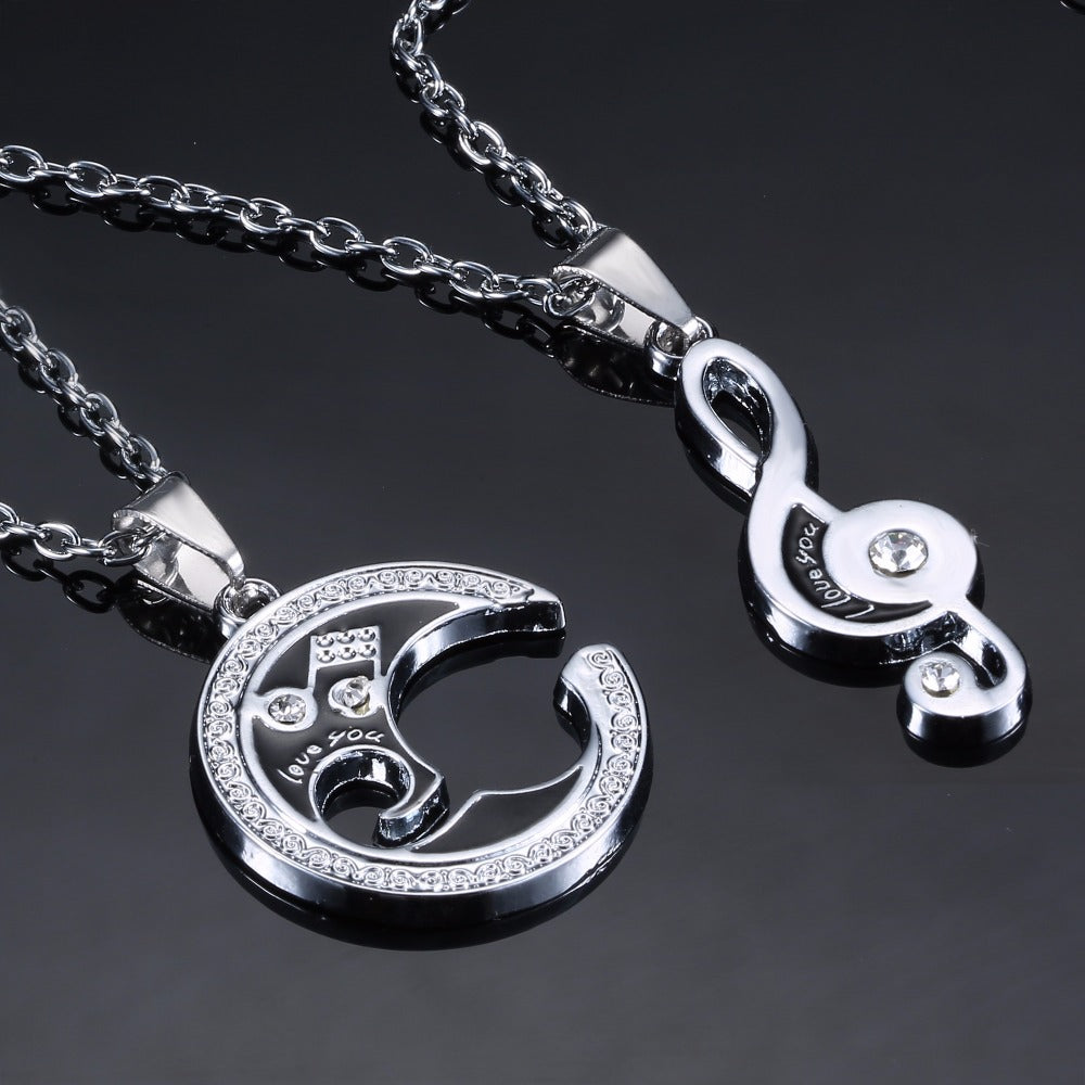 Free - Music Note Couple Necklace - Artistic Pod Review