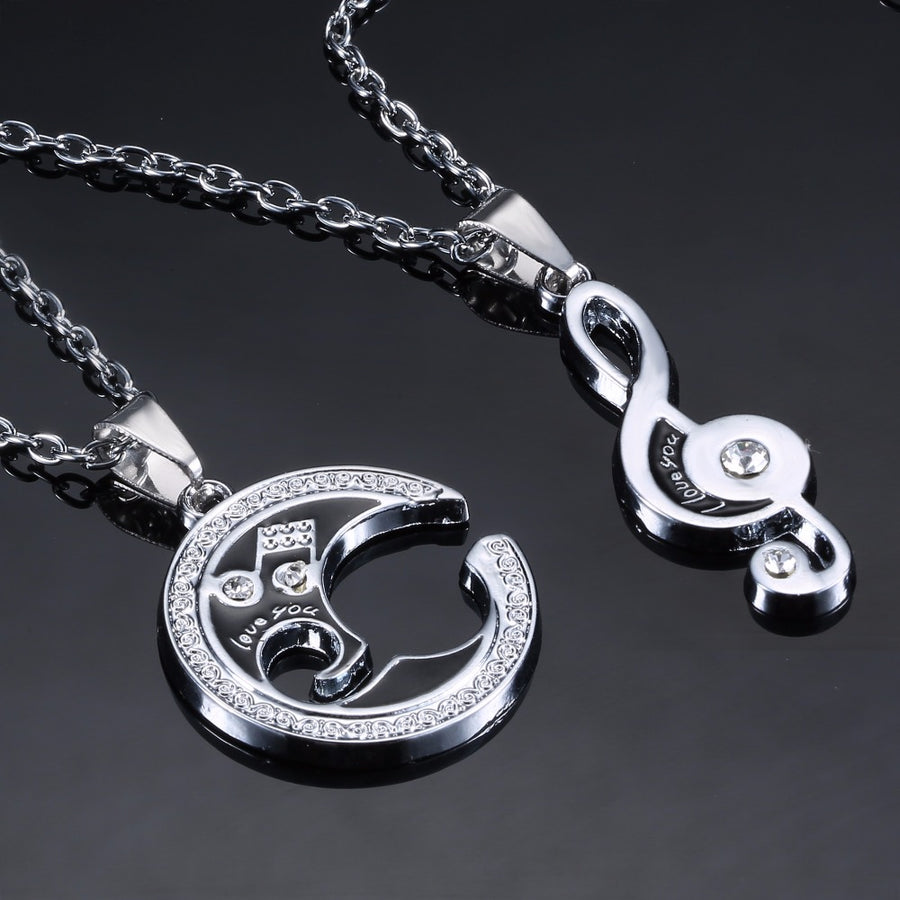 Free - Music Note Couple Necklace - Artistic Pod Review