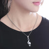 Music Note Couple Necklace