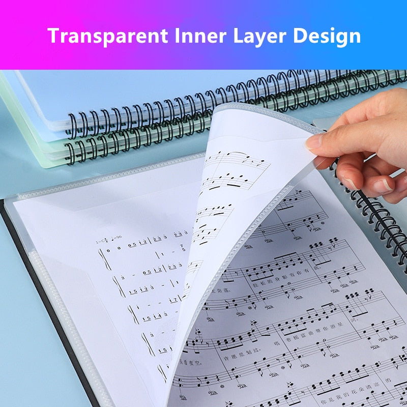 Piano Score A4 Folder