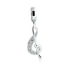 Music Note Silver Pendant