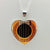 Glass Music Guitar Sound Hole Necklace