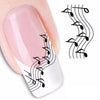 Music Note Water Transfer Nail Sticker - Artistic Pod Review