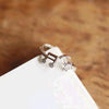 Adjustable Rhinestone Music Note Ring - Silver - { shop_name }} - Review