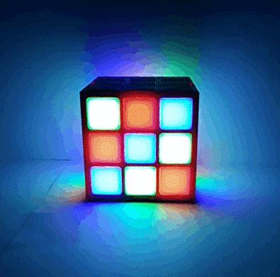 Mini Magic Cube Colorful Wireless Portable Bluetooth Speaker - Artistic Pod