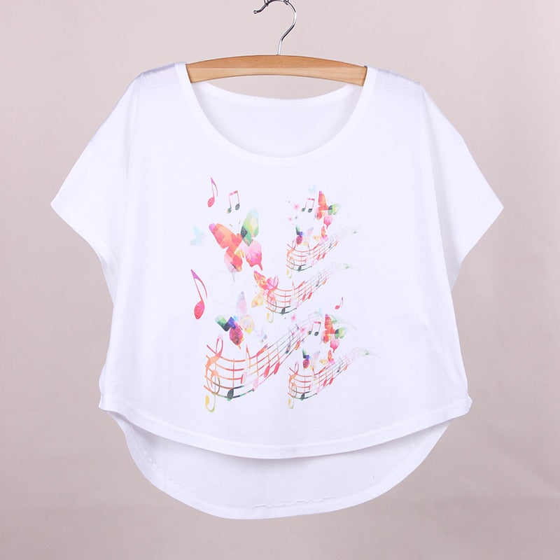 Music Butterfly Women's Top