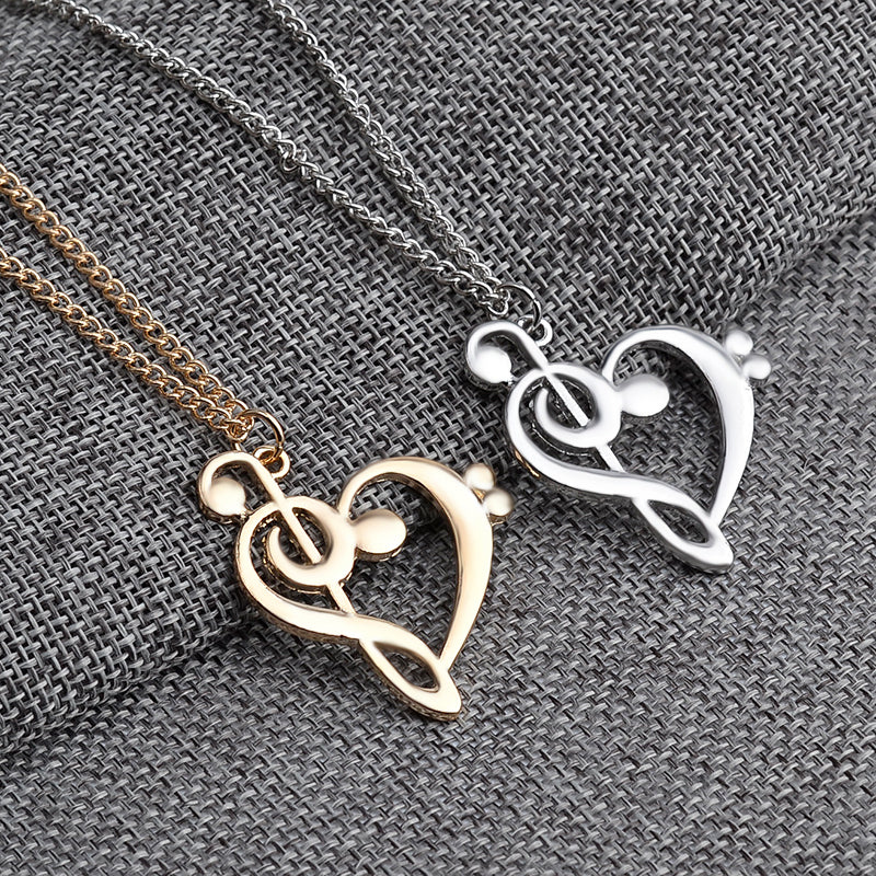 FREE - Treble Heart Necklace