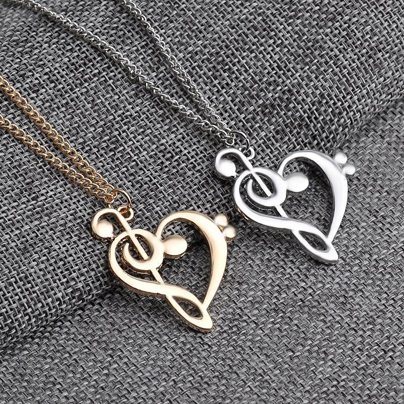 Free - Treble Heart Necklace