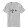 Heart Women Headset Music T-Shirt - Artistic Pod