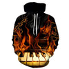 3D Print Burning Piano Hoodie - S - { shop_name }} - Review
