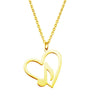 Musical Note Heart Shaped Necklace
