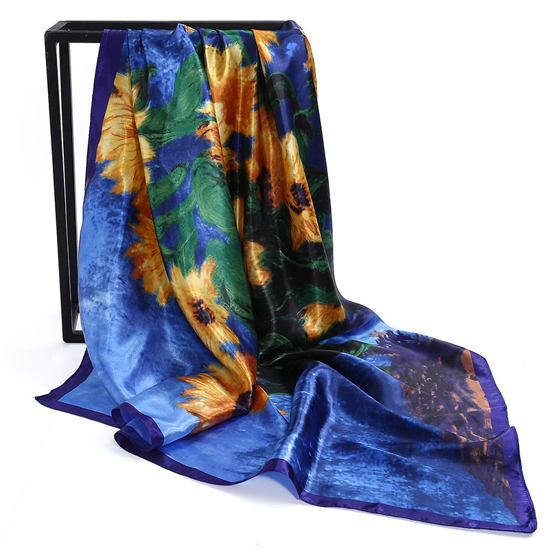 Van Gogh Painting Hair Scarfs