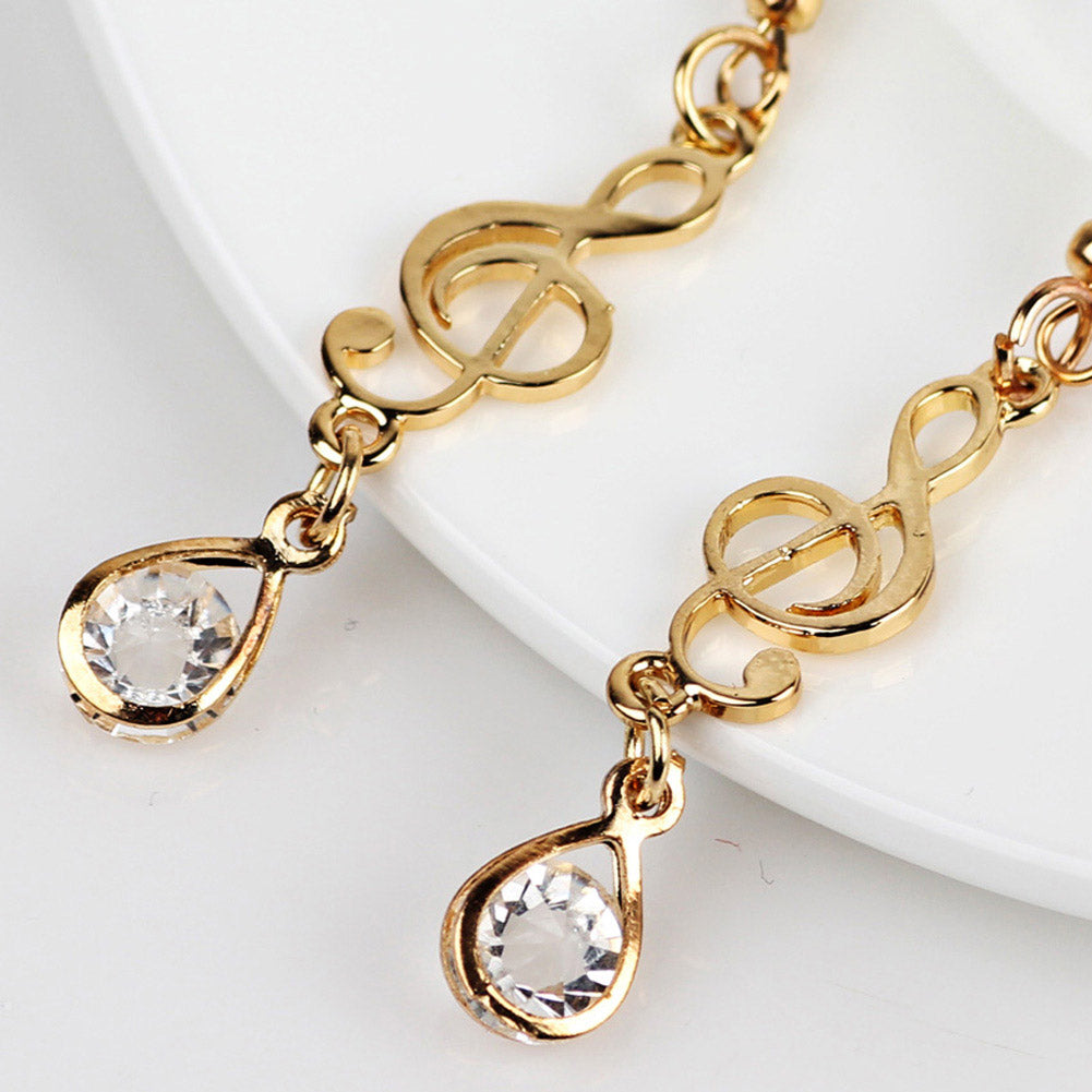 Free -  Music Note Crystal Earrings - Artistic Pod Review
