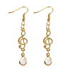 Free -  Music Note Crystal Earrings - Artistic Pod Review
