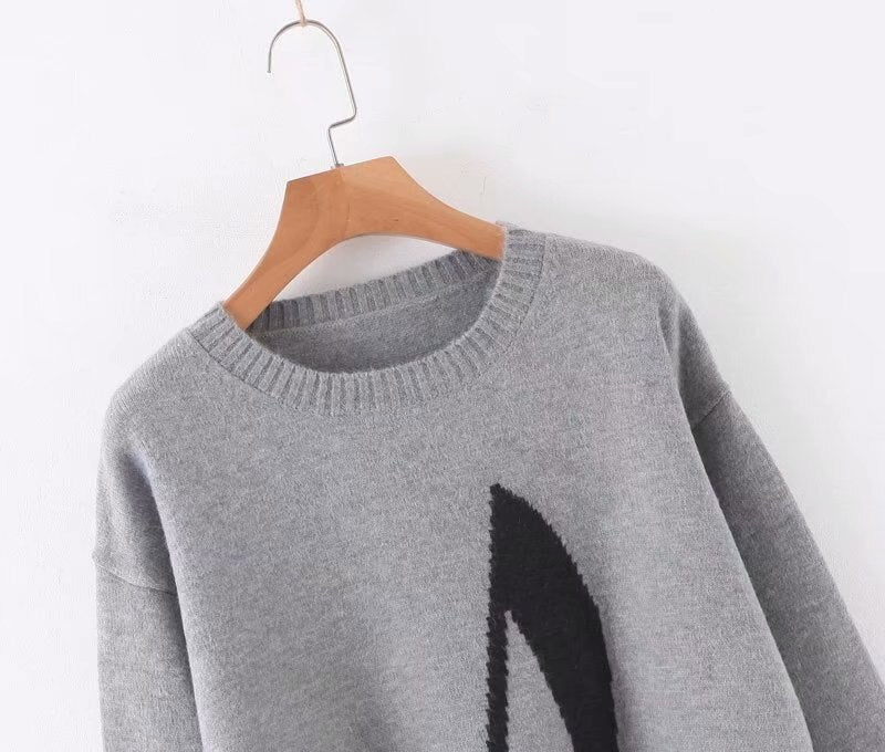 Quaver & Beam Notes Music Knitted Sweater