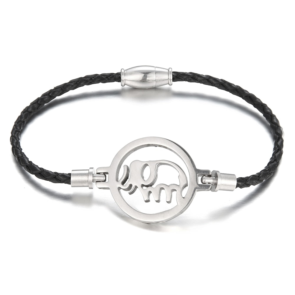 Music Notes Leather Vintage Bracelet
